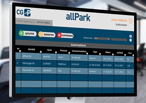 allPark - Exploitants - allPark® VigMac allPark - Exploitants - allPark® VigMac